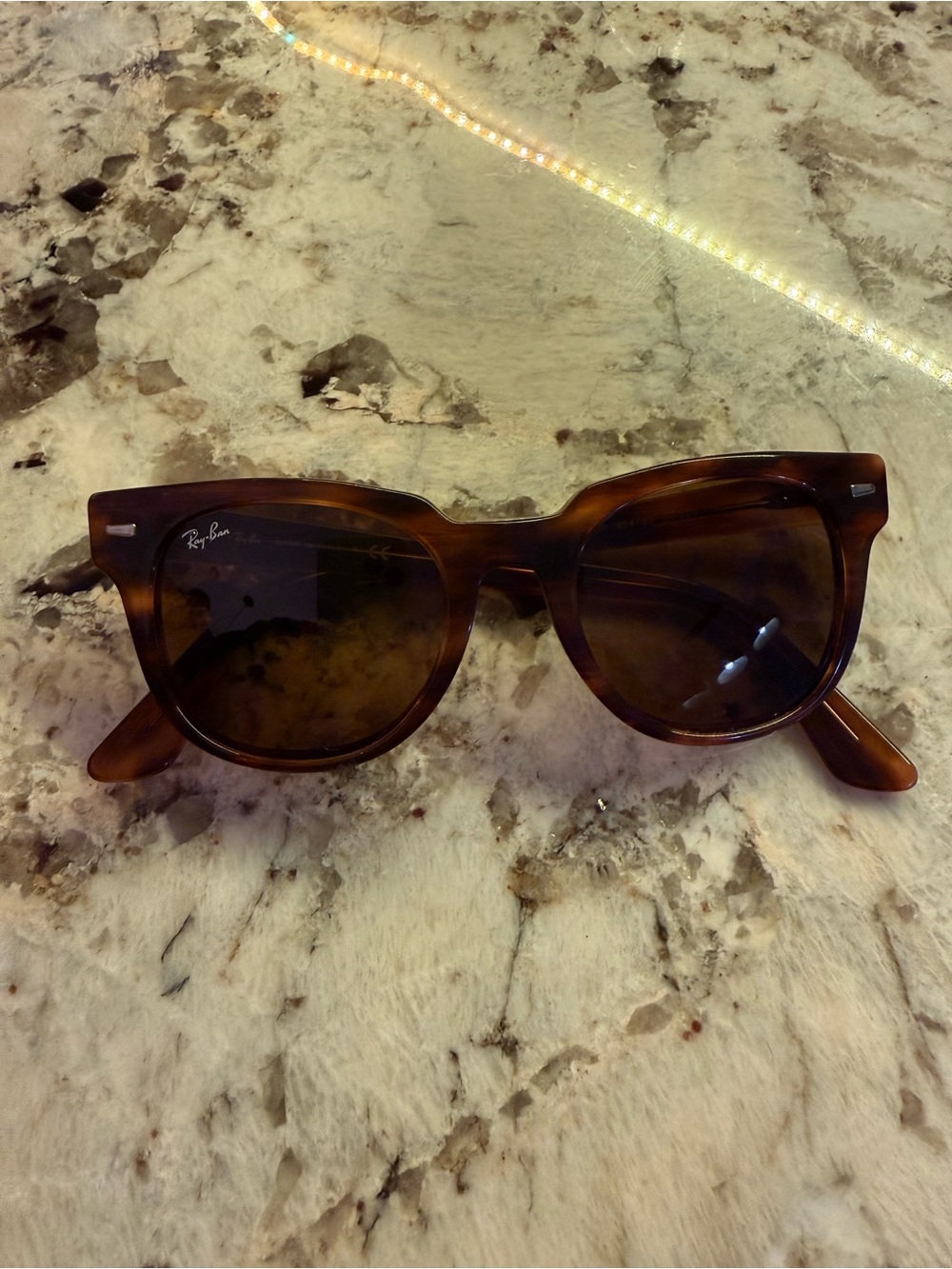 Ray-Ban Brown Tortoiseshell Sunglasses for Men
